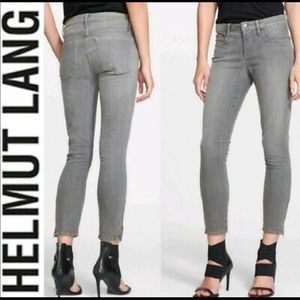 Helmet Lang Gray Washed Skinny Jeans sz 27